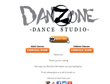 Tablet Screenshot of danzoneonline.com